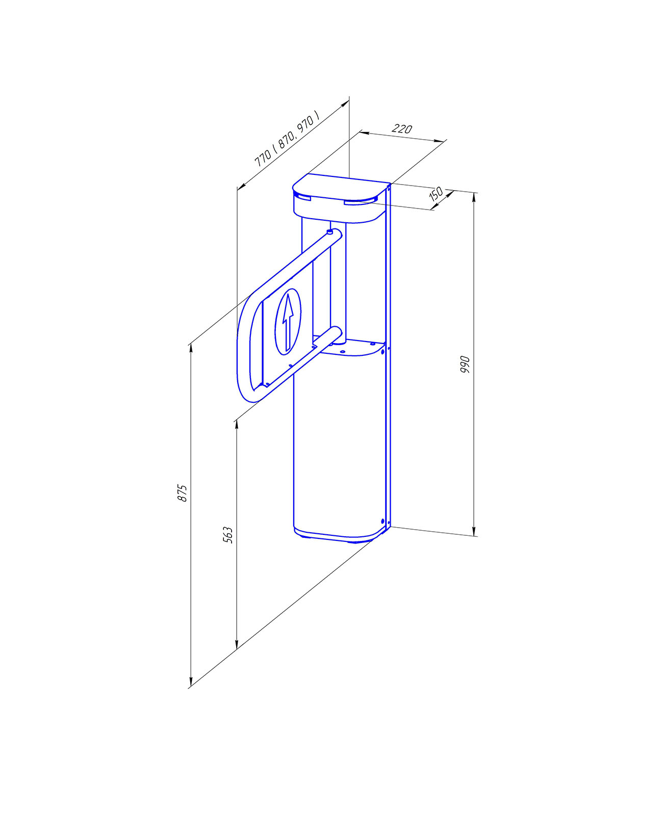 Ростов-Дон АК82М-01 НЕРЖ Калитка (без дуги)