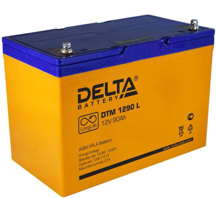 Аккумулятор Delta DTM 1290 L