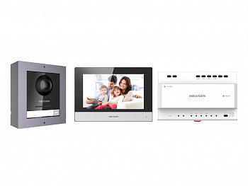 HikVision DS-KIS702-P (B) Комплект видеодомофона 