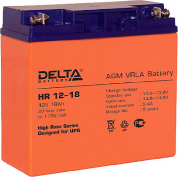 Delta HR12-18 Аккумулятор