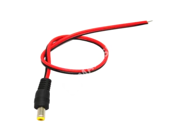 Разъем питания штекер 2.1 х 5.5 с кабелем 20 см