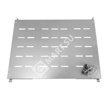 Netko Полка для шкафа глубиной 600 (444x350) с ушками, серая, 60 кг