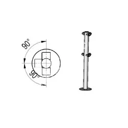 stoyka-ograzdeniya-s-otverstiem-t-obraznaya