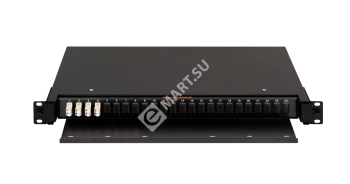 NIKOMAX NMF-RP08LCUM2-TS-P1-1U-BK Оптический кросс 19" Premium Line