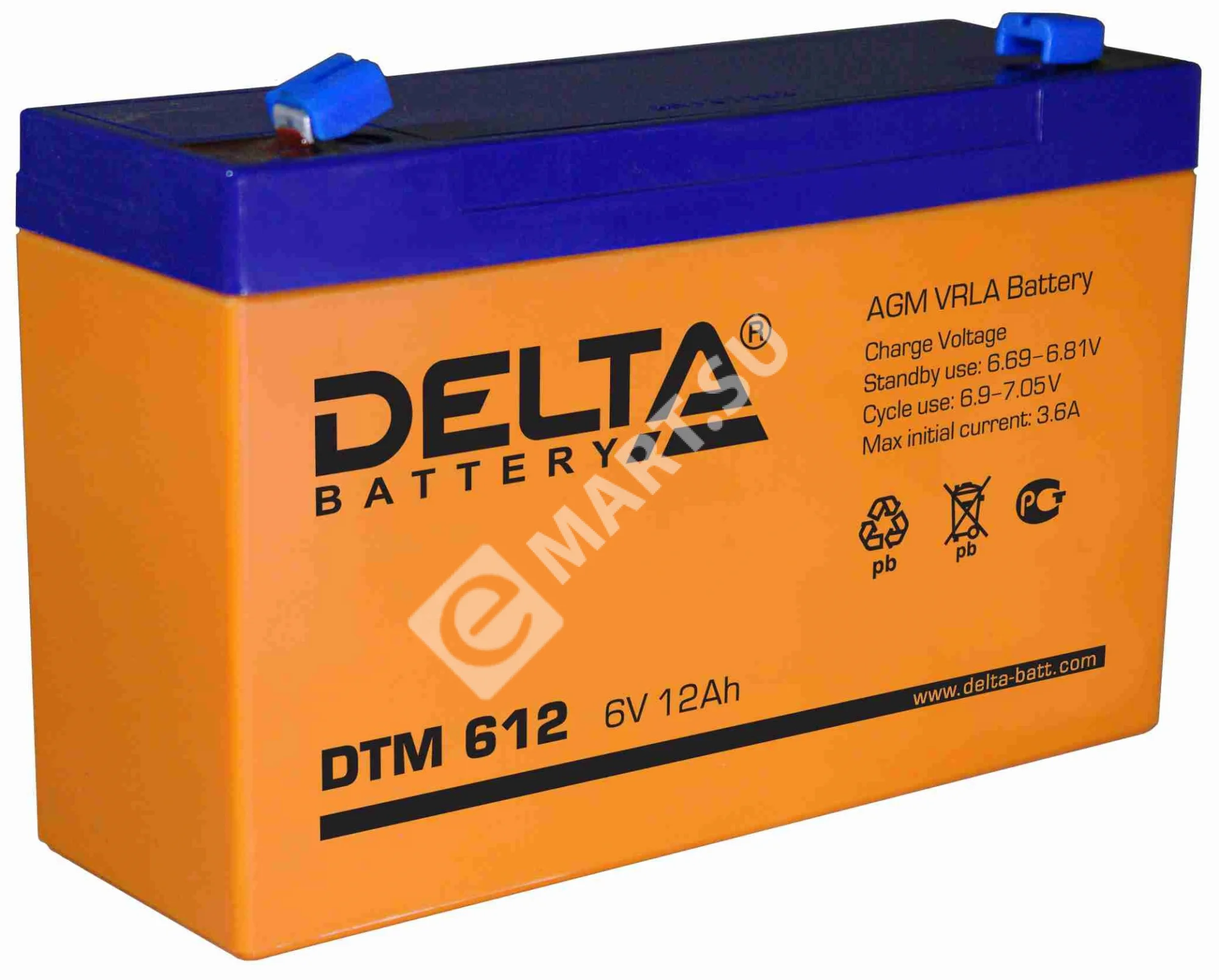 Аккумулятор Delta DTM 612