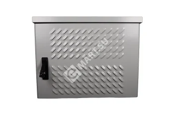 ЦМО ШТВ-Н-9.6.3-4ААА-Т2 Шкаф уличный всепогодный настенный укомплектованный 9U