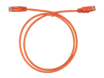 Netko Патч-корд UTP4 cat.6, 1.0м, литой коннектор, LSZH, оранжевый, CKC