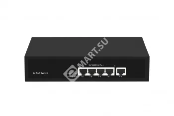 GIGALINK GL-SW-F005-04P Неуправляемый коммутатор PoE