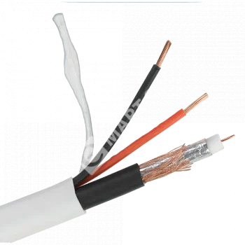 Space Technology Кабель РК 75+2х0,5 (48) PVC ВНУТРЕННИЙ (белый, 200м)