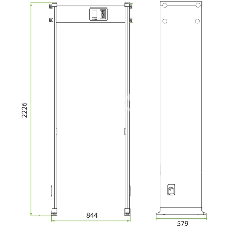 TRASSIR TR-MD02 Арочный металлодетектор