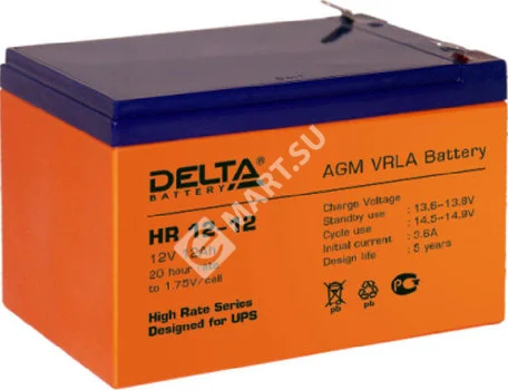 Аккумулятор Delta  HR 12-12
